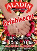 Aladin Gefhlsecht - die 30/40 Single-Party. Eintritt frei bis 21.30